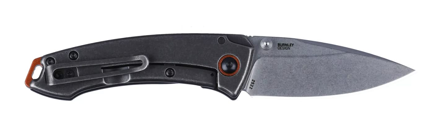CRKT CK-2522 Tuna Compact, Silver couteau de poche, Lucas Burnley design - 