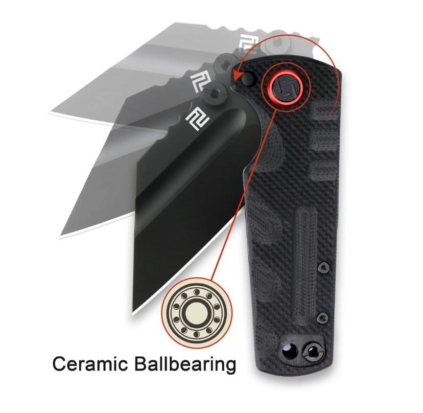CJRBJ1932-BGY Resource AR-RPM9 Grey G10, Black - 
