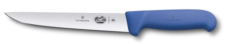 Victorinox Fibrox 5.5502.18 – couteau à saigner 18 cm, manche bleu