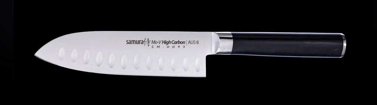 Santoku SM-0093 Couteau Mo-V Stonewash - 