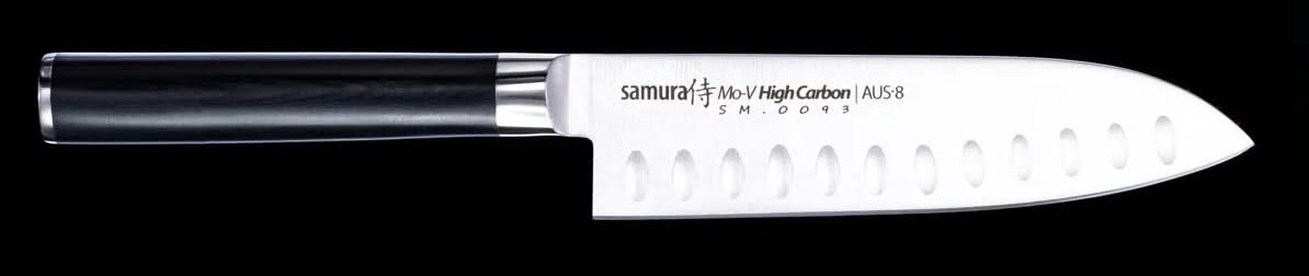 Santoku SM-0093 Couteau Mo-V Stonewash - 