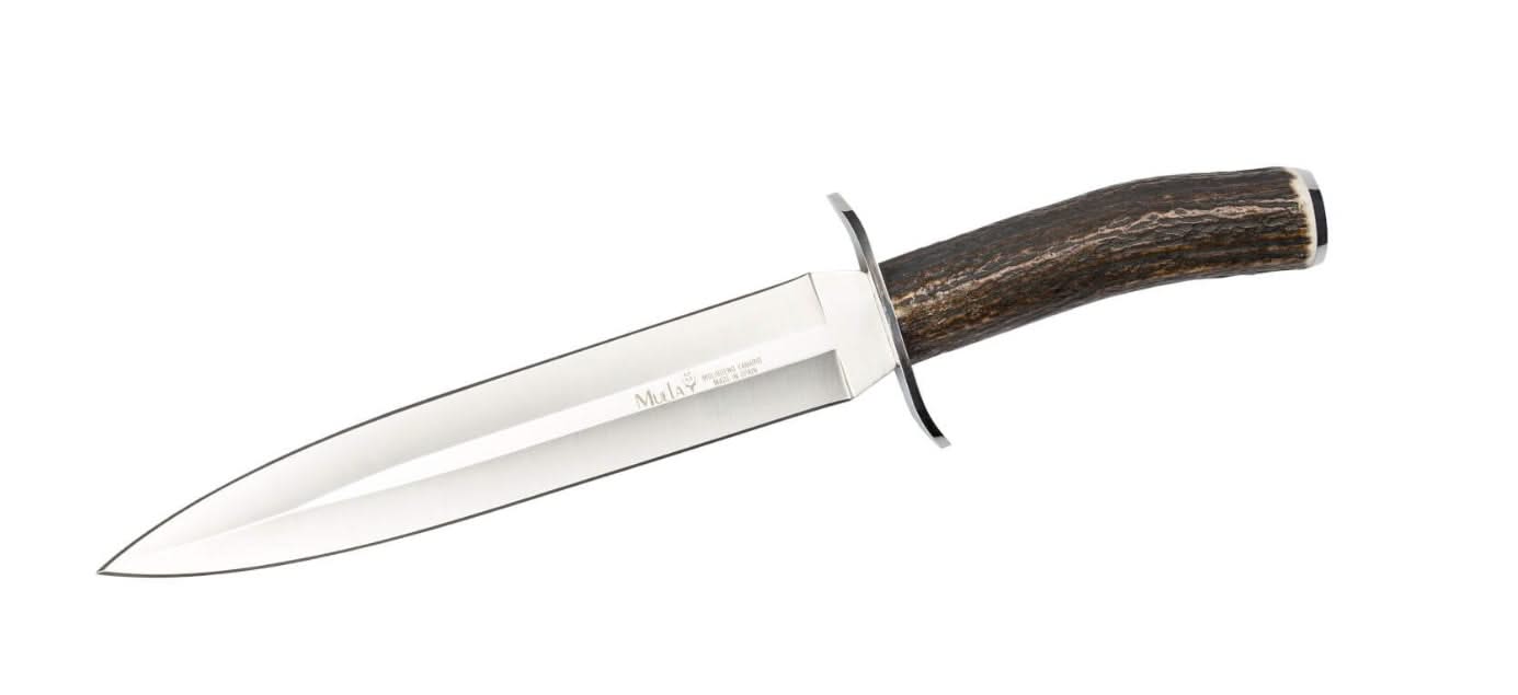 Muela Vikingo-23A manche en bois de cerf - 