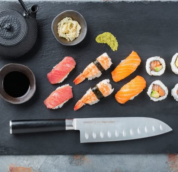Samura SM-0093 Série Mo-V Santoku - 