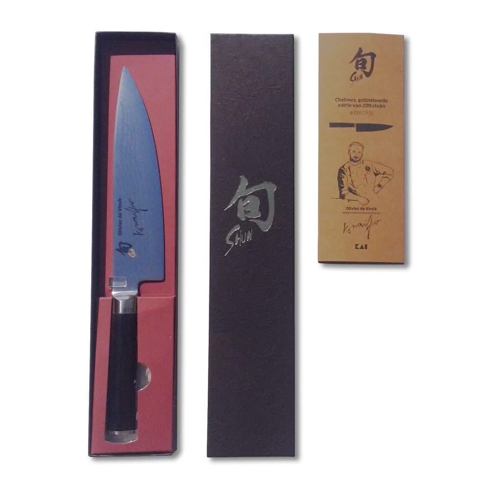 KAI Shun Classic DM-0706 Signature Olivier de Vinck – couteau de chef 20 cm