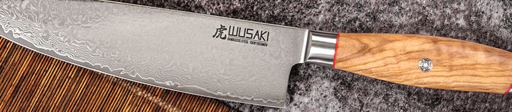Wusaki Fujiko WUDORC3C Coffret couteaux 10CR damas Chef + Office + Universel - 
