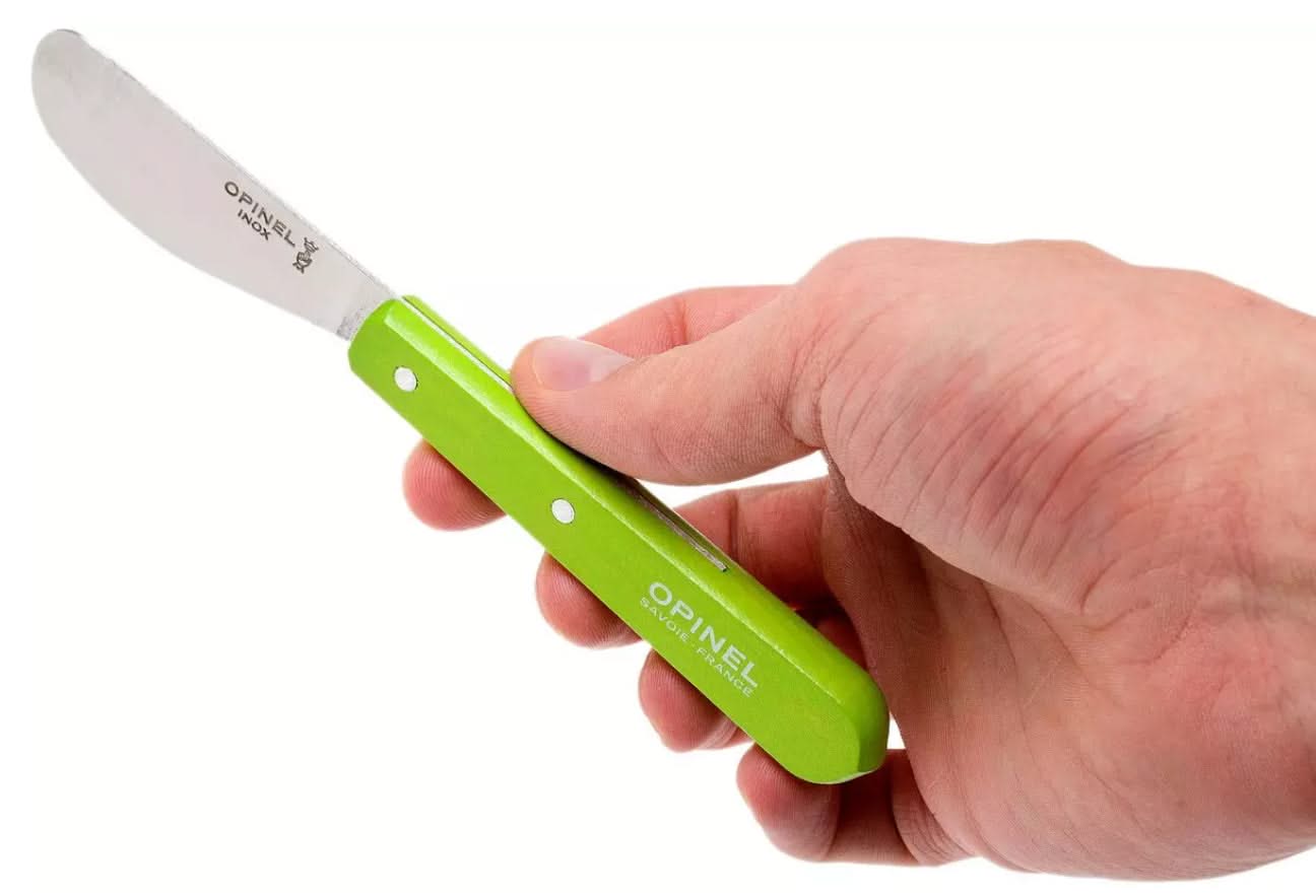 Opinel N°117 Vert – couteau à beurre, manche bois