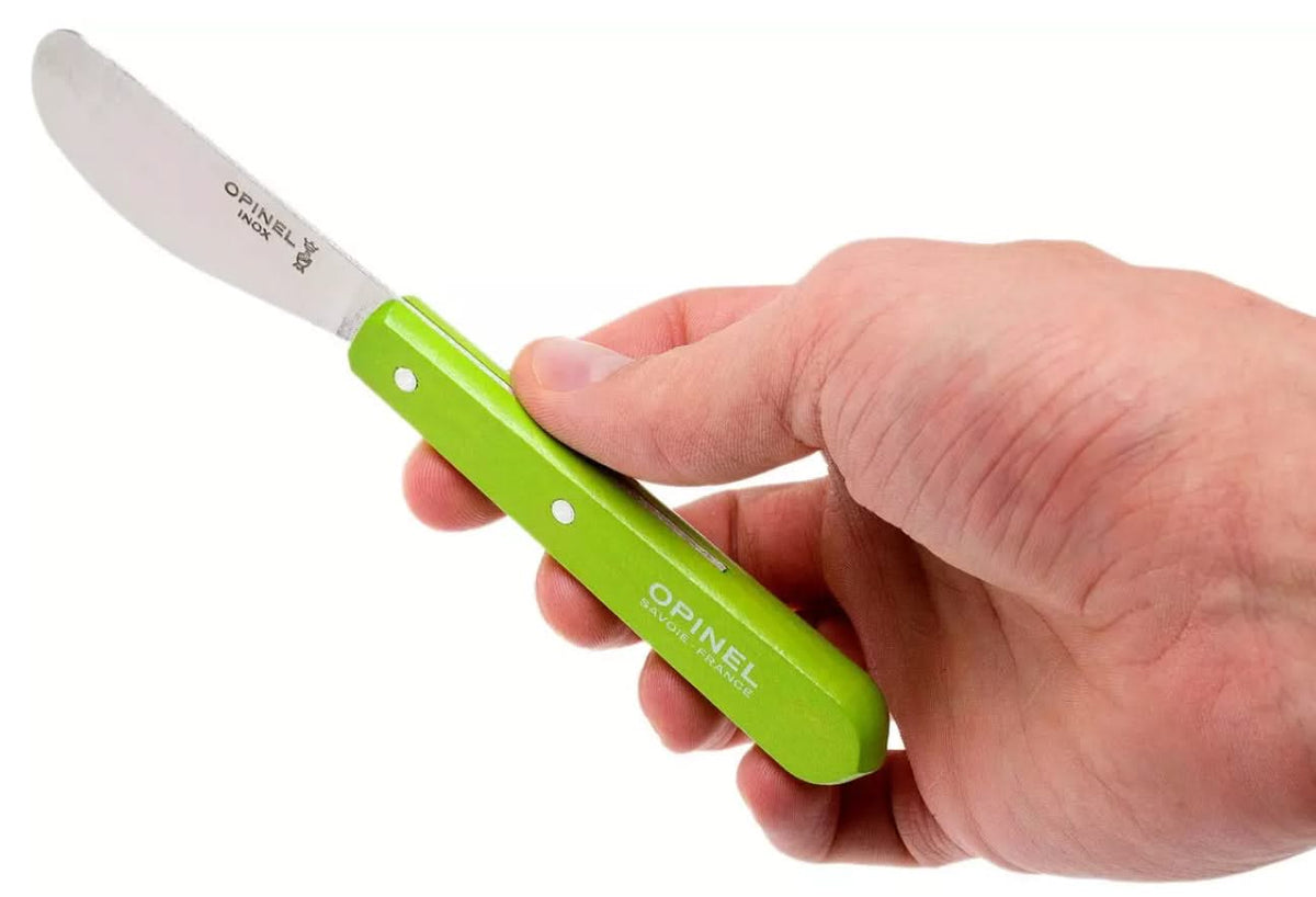 Opinel N°117 Vert – couteau à beurre, manche bois