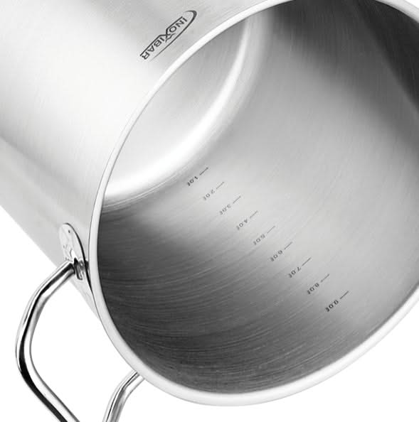 Inoxibar 65625 Braisière traiteur haute avec couvercle - 
