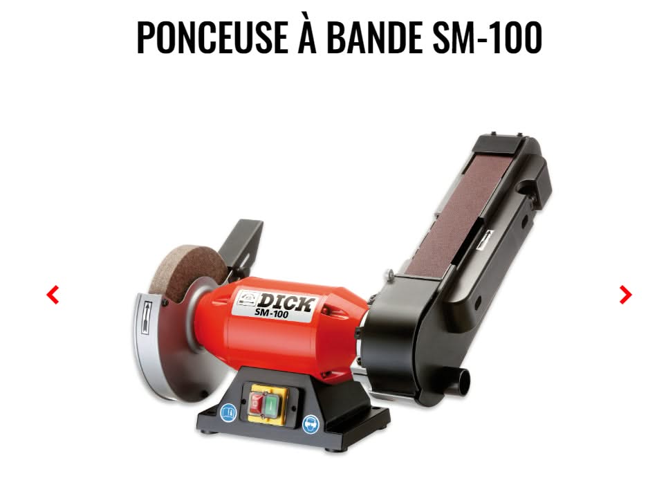 Affûteuse à bande professionnelle F. DICK SM-100