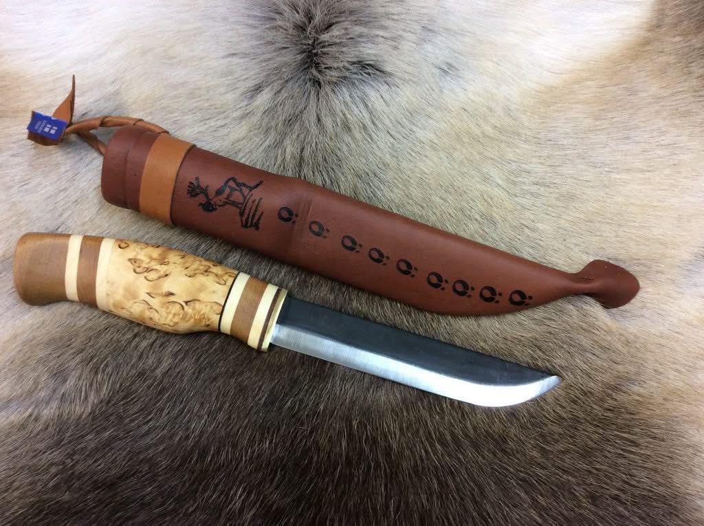 Wood Jewel 23EB Eräleuku – couteau lapon en bouleau