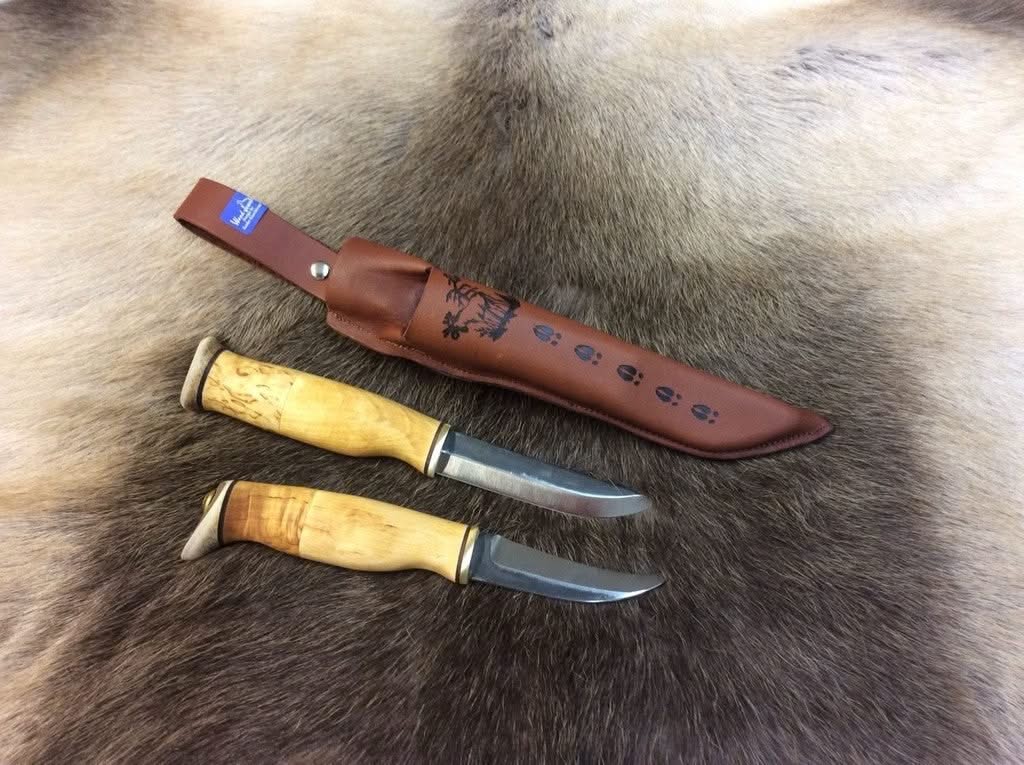 Wood Jewel 23AVKS – double puukko avec étui