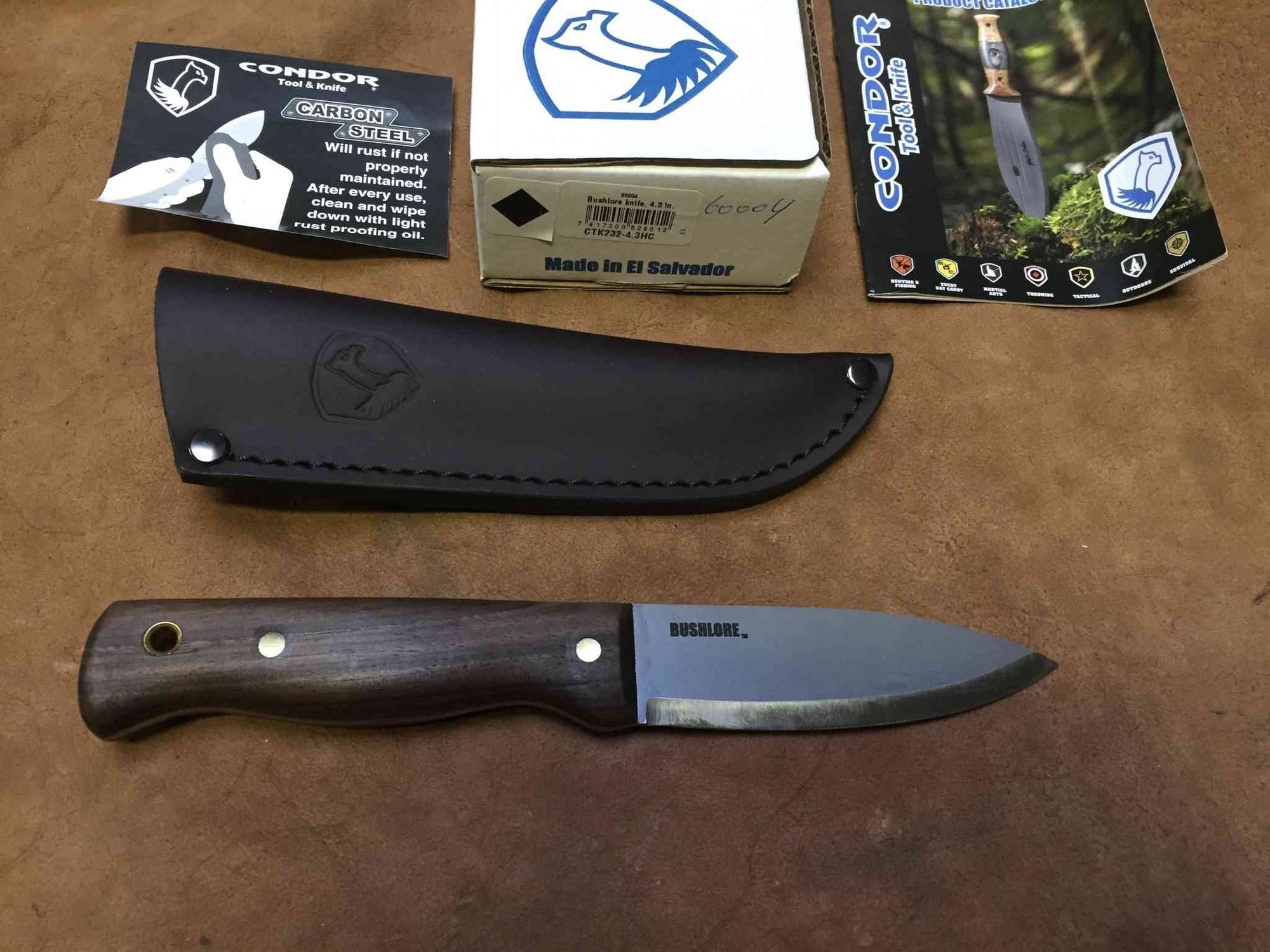 Condor Bushlore – lame Scandi de 109,5 mm