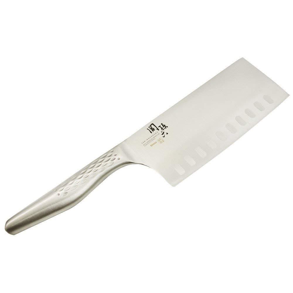 Kai Shoso AB-5165, couteau chinois alvéolé 16,5 cm.