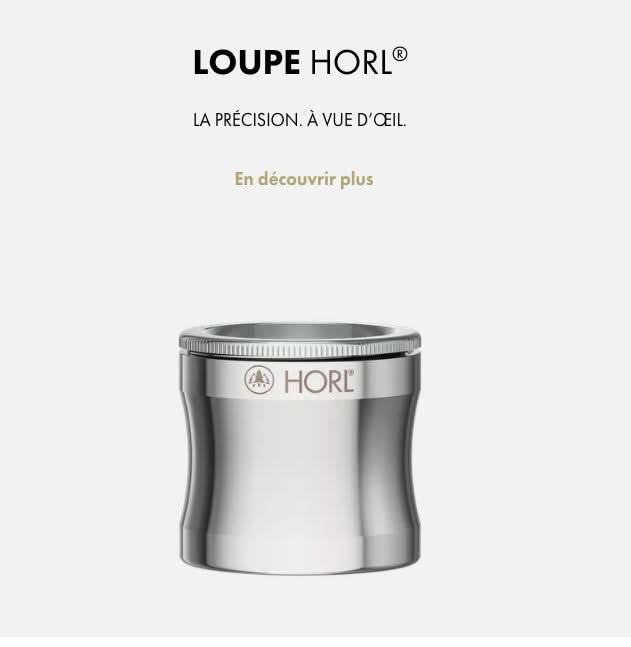 HORL® Loupe – grossissement 3,5× pour contrôler l’affûtage