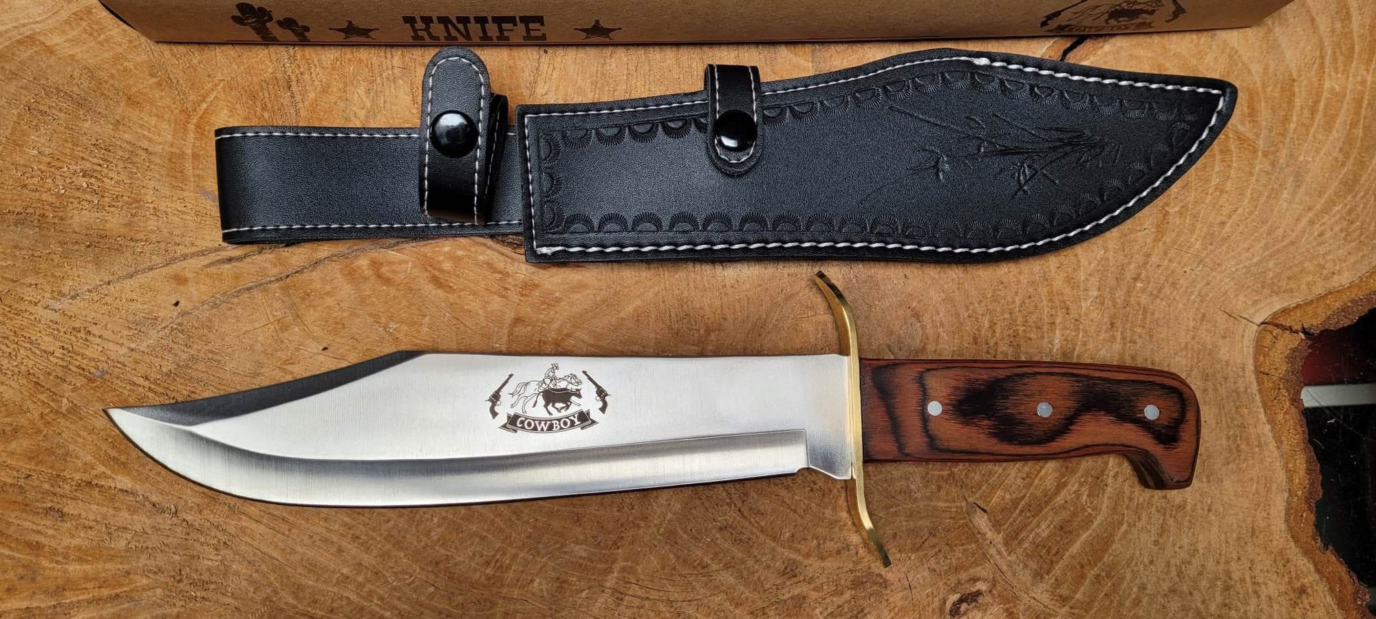 Albainox Couteau chasse Bowie , Cowboy -
Coutellerie Marcin