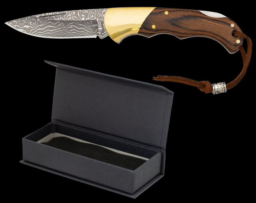 Albainox Couteau pliant lame Damas - 