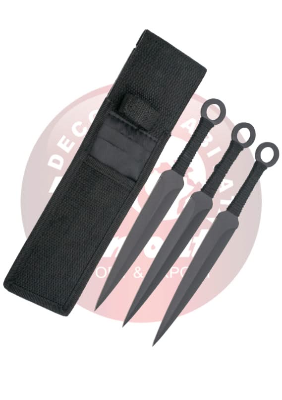 Amont 10464 Couteaux de lancés 3 pièces acier inoxydable de 22,6 cm - 