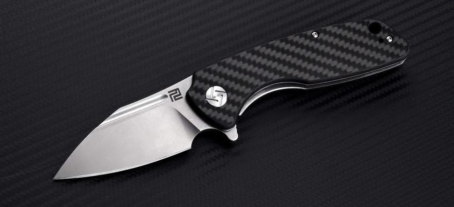 Couteau pliant Wren（ATZ-1825P）G10/Carbon Fiber -