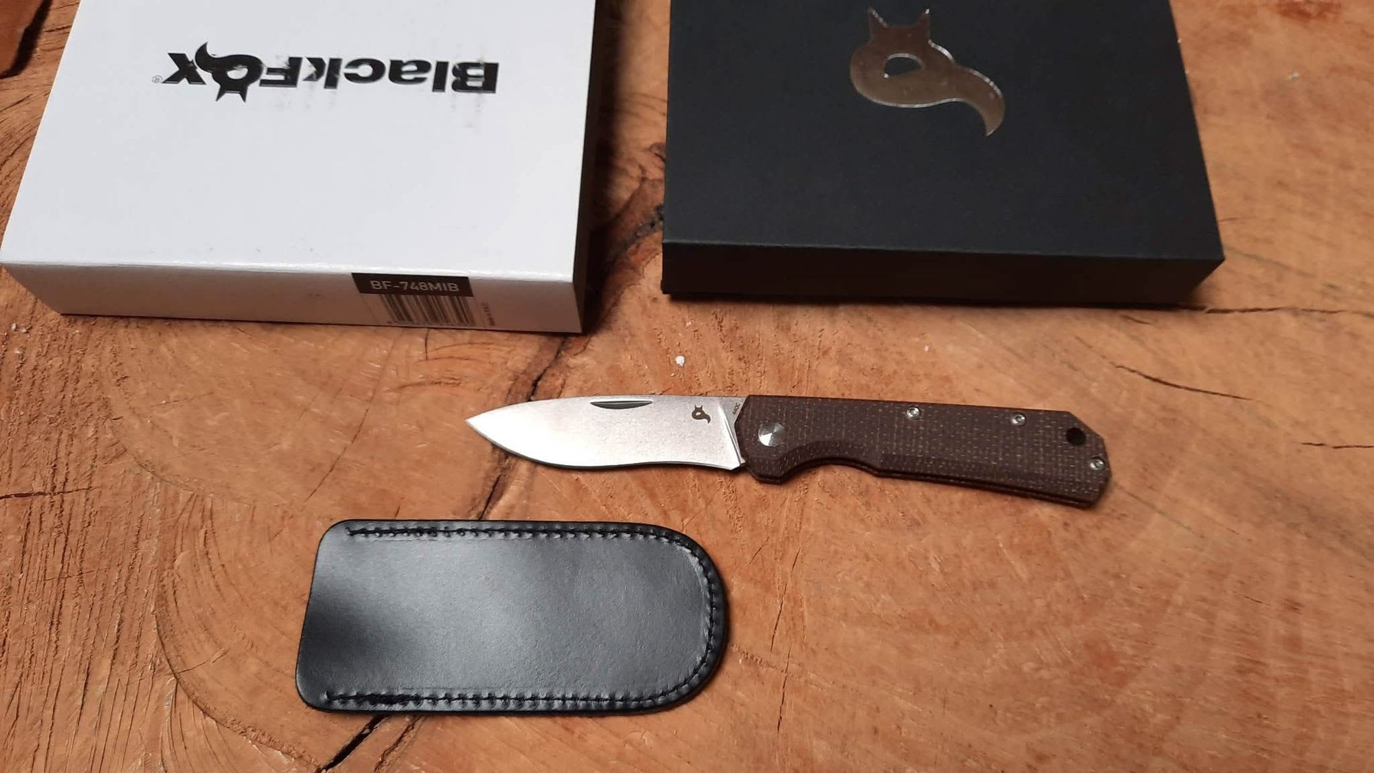 Black Fox 748MIB Ciol Micarta Marron - 