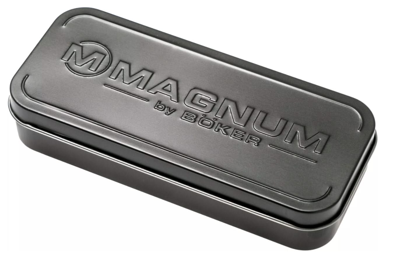 Böker Magnum 01RY140DAM Couteau de gentleman Ebony Rangebuster Damascus - 