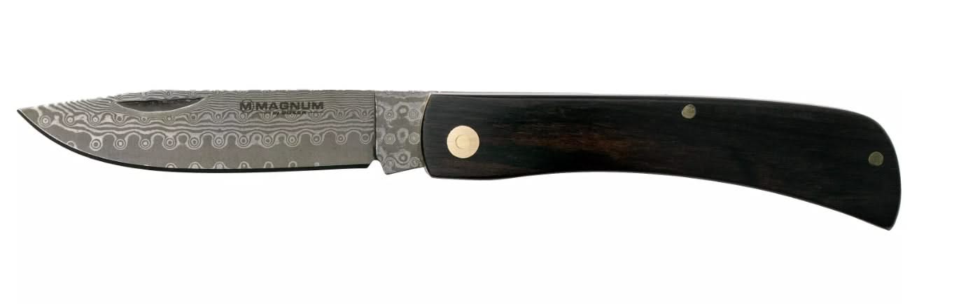 Böker Magnum 01RY140DAM Couteau de gentleman Ebony Rangebuster Damascus - 