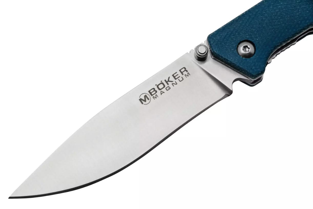 Böker Magnum 01SC714 couteau de poche Deep Blue Canvas - 