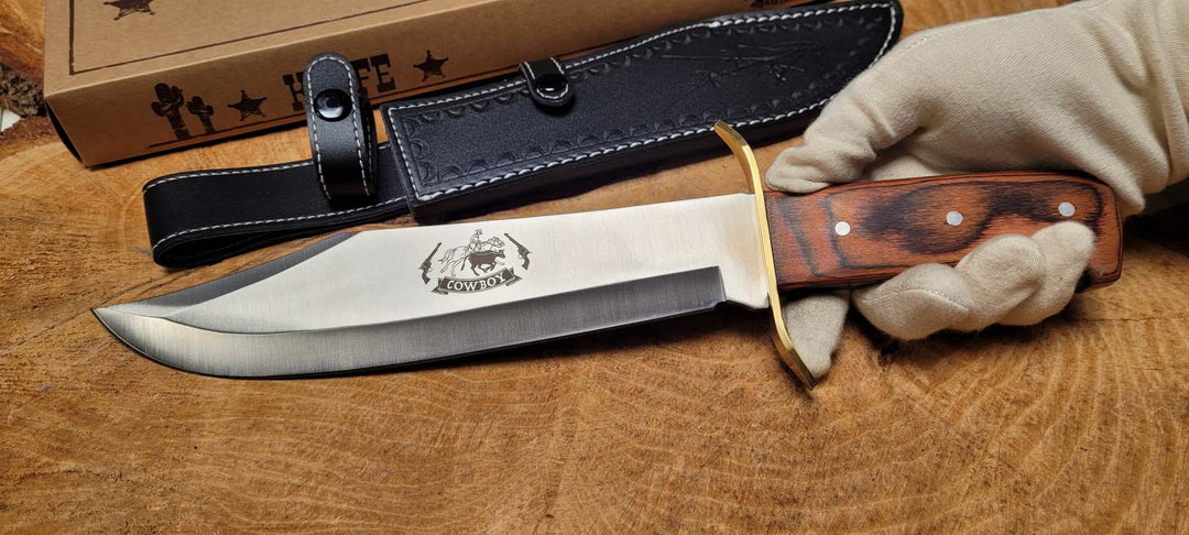Albainox Couteau chasse Bowie , Cowboy - 
