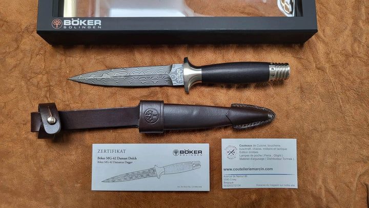 Boker 121506DAM MG-42 Damast Dagger - 