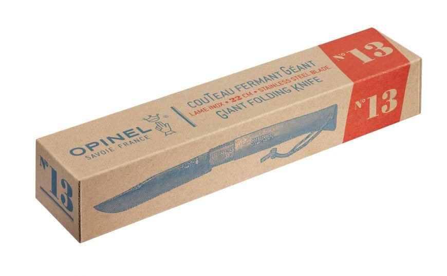 Plumier en bois du couteau géant Opinel N°13