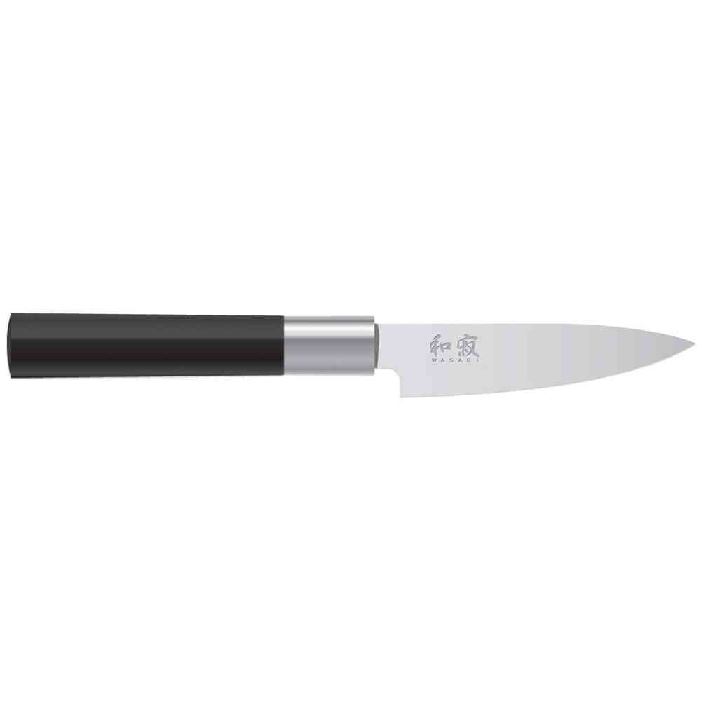 Couteau d’office KAI Wasabi Black 6710P, lame de 10 cm