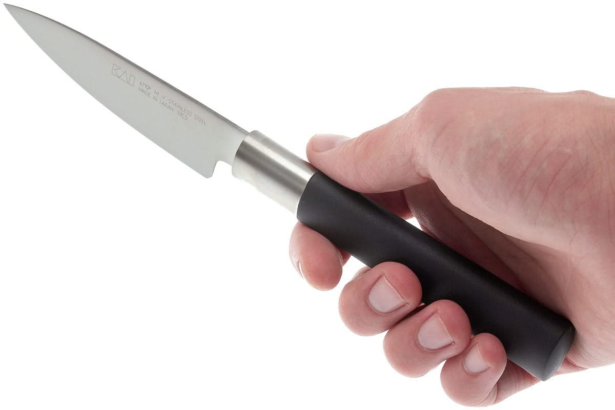 Couteau d’office KAI Wasabi Black 6710P, lame de 10 cm