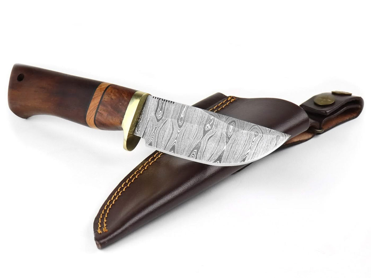 Njord Branda couteau de chasse damas forgé main