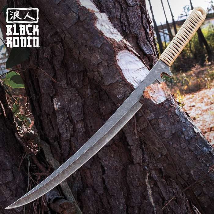 United Cutlery UC3272 Black Ronin Tan Combat Wakizashi - 
