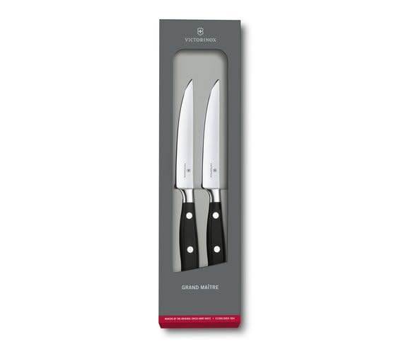 Couteaux à steak forgés Victorinox Grand Maître 7.7242.2, lame 12 cm